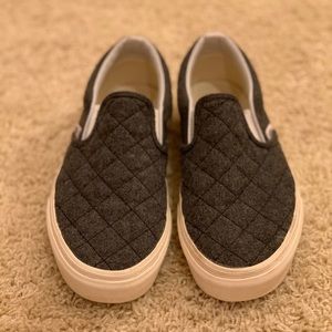 Gray Quilted Vans from Madewell
